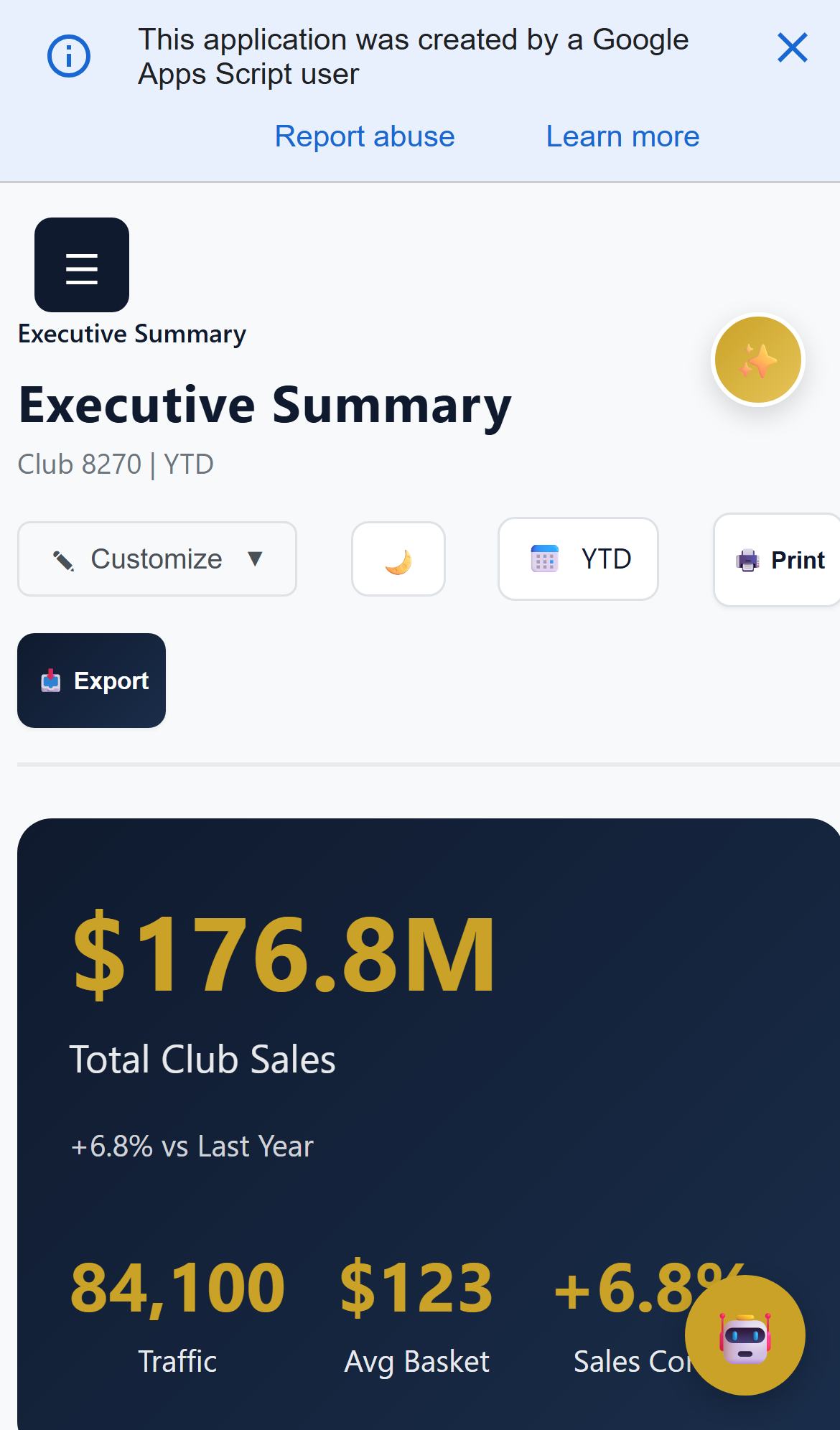 Club pre-cap mobile overview
